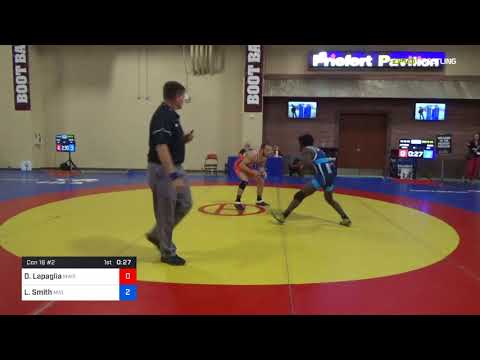 2018 Marine Corps US Open/Senior Men's Freestyle 65 Con 16 #2 - Darick Lapaglia (MWRTC) Vs. Logan