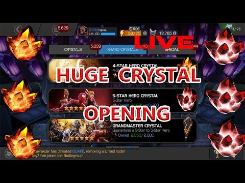 huge Crystals opening 5 star 4 star and many more Crystals mcoc
