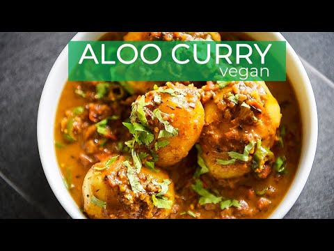 Vegetarian Aloo Curry Recipe | How to make vegan Indian Potato Curry!