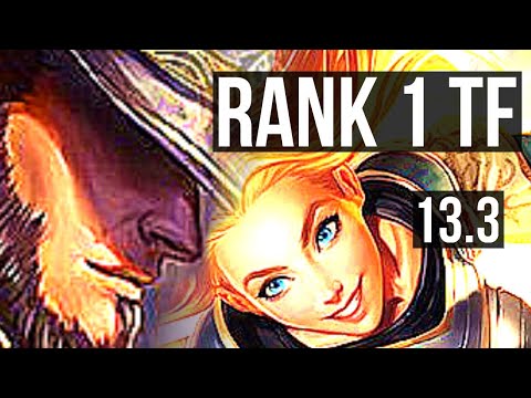 TWISTED FATE vs LUX (MID) | Rank 1 TF, 4/2/9, Rank 22 | TR Challenger | 13.3