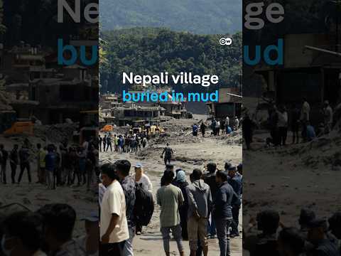 Nepal village buried in mud after floods | DW News