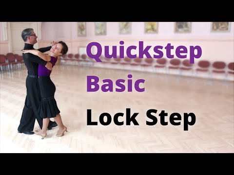 Quickstep Basic Figure - Lock Step | Ballroom Dance