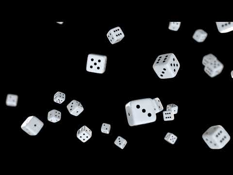 Dice falling Free download overlay black screen Casino background