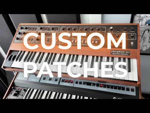 Sequential Prophet 5 & 10 Custom Patches: Synthwave, Vintage 80s, Ambient & More