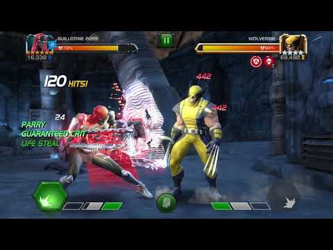 MCOC : Testing 6 stars Guillotine 2099 ability vs ROL Wolverine