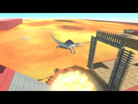 Epic Bungee Jumping | Who Can Not Fall Into Lava? - Animal Revolt Battle Simulator