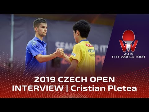 Cristian Pletea interview | 2019 ITTF World Tour Czech Open
