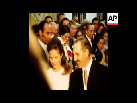 SYND 2-7-72 WEDDING BETWEEN CROWN PRINCE ALEXANDER AND PRINCESS GLORIA