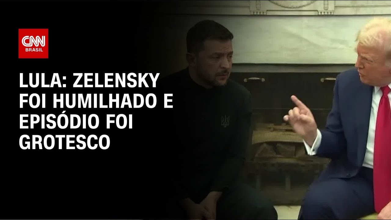 Lula afirma que Zelensky foi humilhado por Donald Trump | AGORA CNN