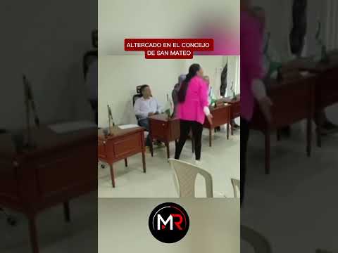 🚨💥 ALTERCADO EN EL CONCEJO DE SAN MATEO