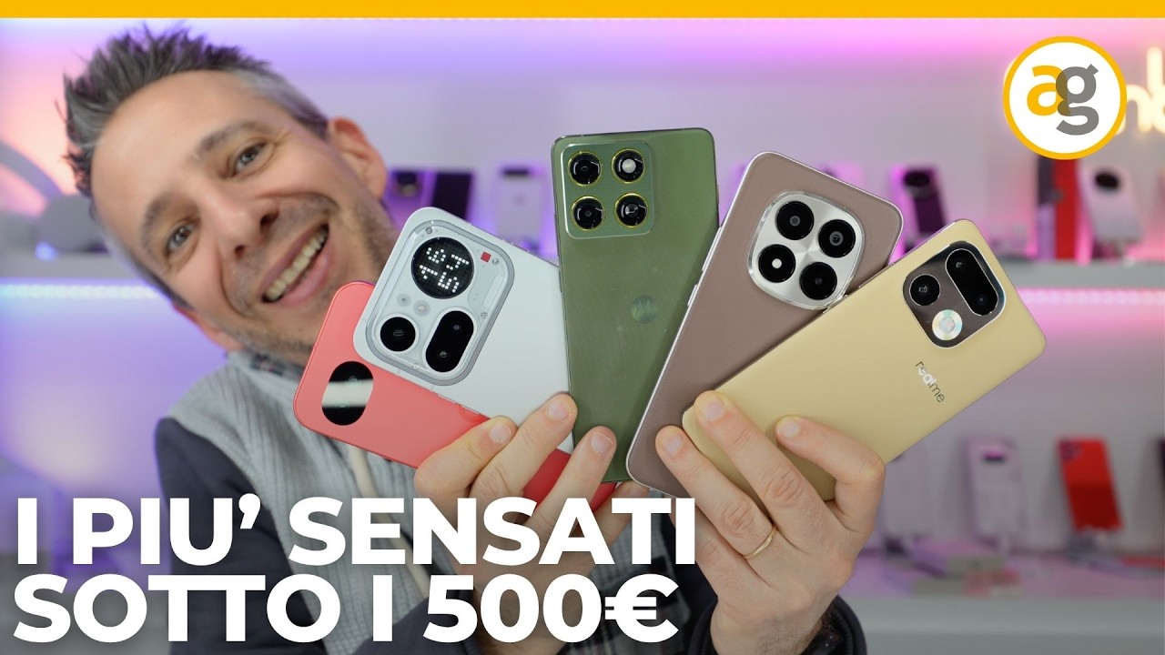 I MIGLIORI SMARTPHONE SOTTO I 500 euro