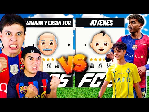 EDSON FDB &  RAMIRIN se ENFRENTAN a los JUGADORES JOVENES en FC25 😱 ¡PARTIDO DEFINITIVO!