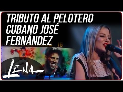 Lena Burke canta "Yo vengo a ofrecer mi corazón" Tributo al fallecido pelotero cubano José Fernandez