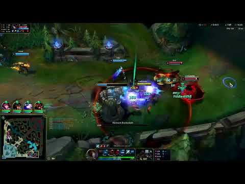This is why you go Hextech Rocketbelt on Fiddlesticks