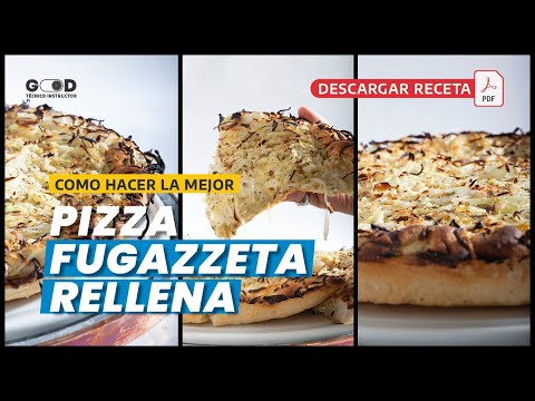 Como hacer la Fugazzeta Rellena | La Pizza Argentina +famosa del Mundo 🌎