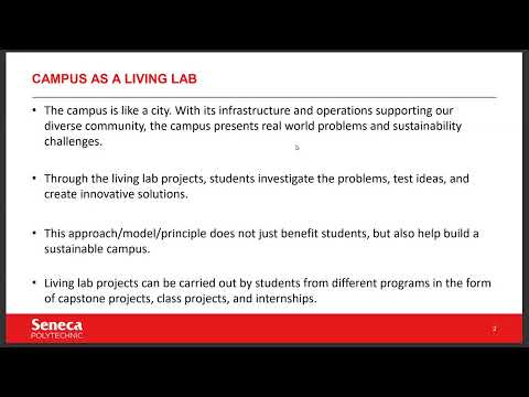 Seneca as a Living Lab