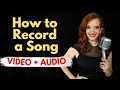 HOW TO RECORD A SONG At Home For Best Sound And Video