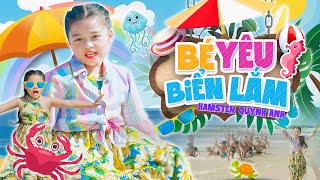 Bé Yêu Biển Lắm, Biển to quá bé chẳng dám tắm đây 🦀 Hamster Quỳnh Anh | Ca Nhạc Thiếu Nhi
