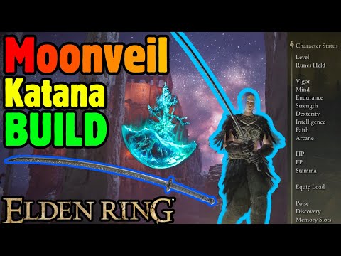 Moonveil Katana LEVEL 100 BUILD Guide - Elden Ring