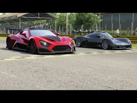 Zenvo TSR-S vs Ultima RS 2020 at Monza Full Course