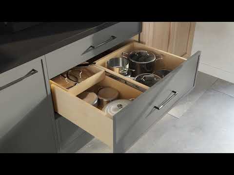 Omega Cabinetry Tiered Deep Drawer Lid and Pot Holder