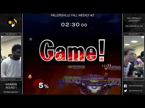 Eggs [Fox] vs Lex Steel [Mario] - Winners R1 Melee Millersville Fall Weekly #2