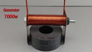 I make 240v 7000w electricity energy use big copper with two big magnetic and one transformer