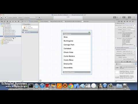 02 04 Creating Master Detail Application in Xcode - iOS Xcode Tutorial Part 02