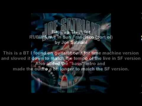 Joe Satriani Rubina backing track