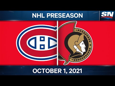 NHL Pre-Season Highlights | Canadiens vs Senators – October 1st, 2021
