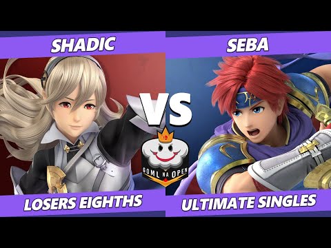 GOML NA Open USA South Losers Eighths - Shadic (Corrin) Vs. SEBA (Cloud, Roy) Ultimate SSBU