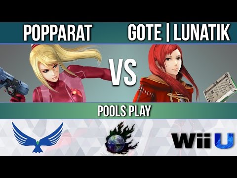 EagleLAN 2017 - PoPPaRaT (ZSS) vs. Lunatik (Robin) - Pools Play - Smash Wii U