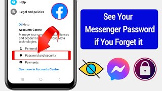 How To See Your Messenger Password if you Forgot it (update settings 2024) || See Messenger Password