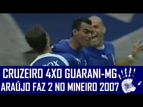 CRUZEIRO 4X0 GUARANI-MG - CAMPEONATO MINEIRO (27/01/2007)