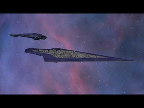 Star Trek Bridge Commander, Stargate Ship Pack V3: Super Star Destroyer vs Super Hive Ship
