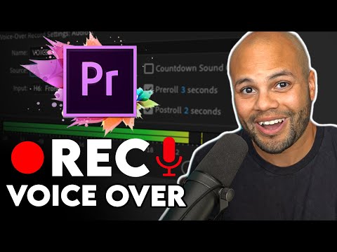 How To Record Voice Over Into Premiere Pro