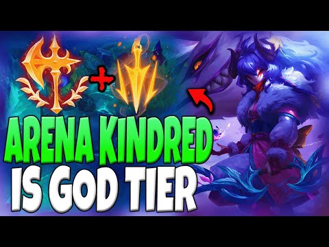 Kindred Can Get Conqueror And Lethal Tempo At The Same Time?! (Kindred Is God Tier In Arena!)