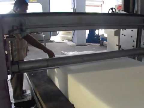 horizontal foam cutting  machine