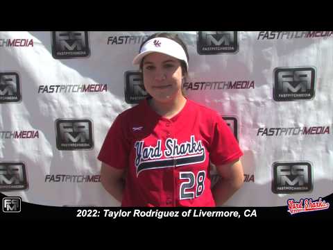 2022 Taylor Rodriguez Pitcher and Third Base Softball Skills Video - Yard Sharks