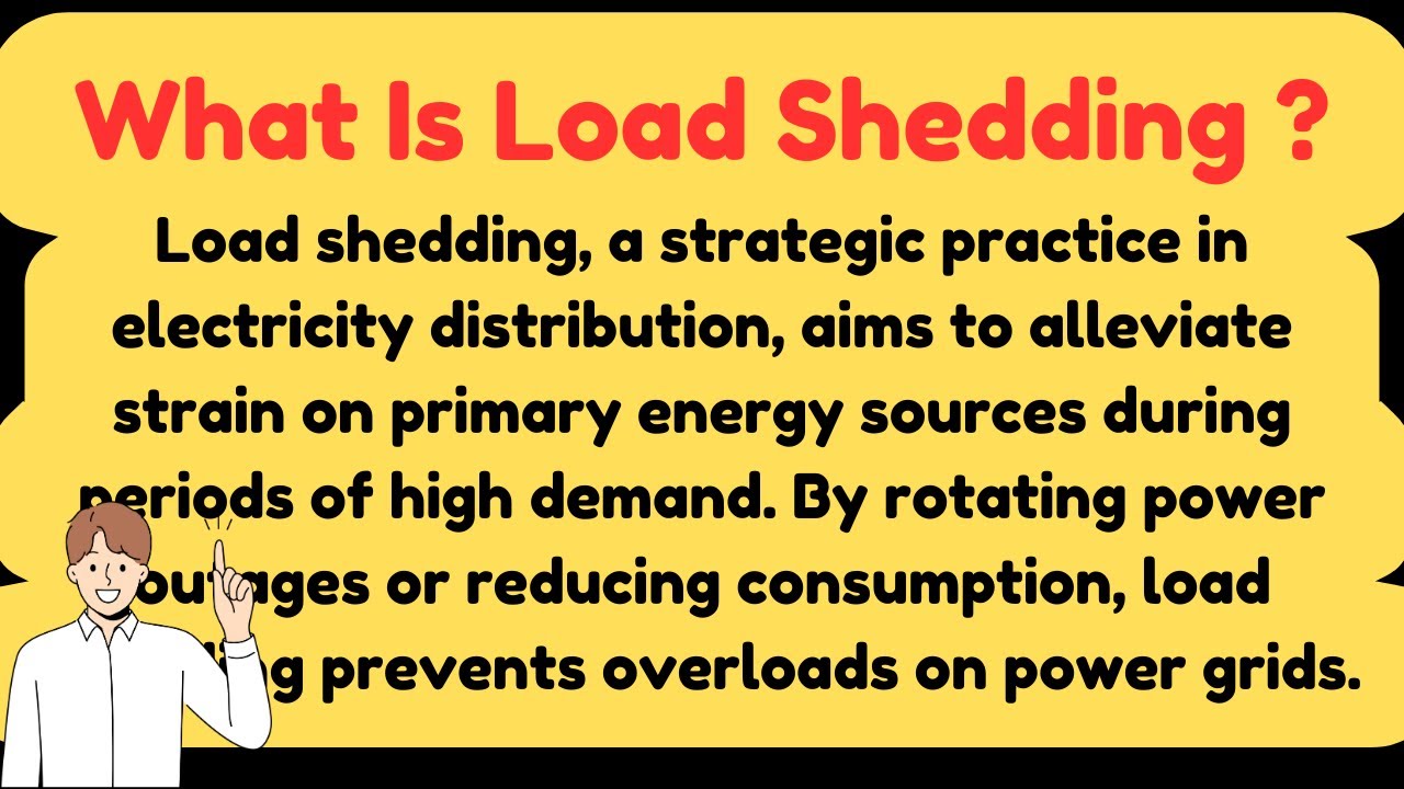 what is load shedding | what is load shedding south africa|essay about load shedding in south africa