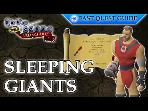 Sleeping Giants Quest | OSRS Quality Quick Guide [2024]
