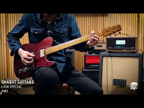 Shabat Lion Special Mahogany Body w/ Roasted Flame Maple & Imperials – Oxblood image 11