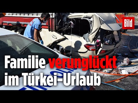 Ganze Familie stirbt bei Auto-Unfall auf Rückweg aus Türkei-Urlaub | 5 Tote