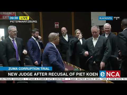 Zuma Corruption Trial New judge after recusal of Piet Koen