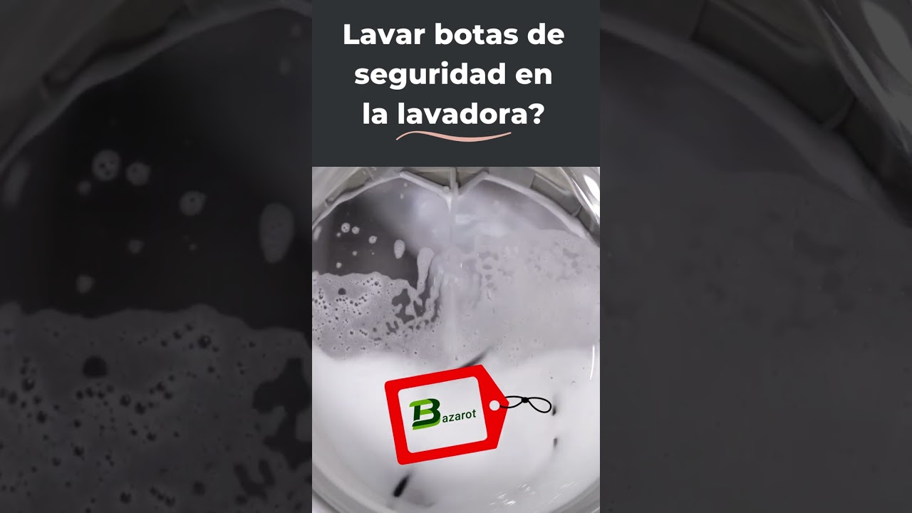 ¿Se pueden lavar las botas de seguridad en la lavadora #shorts