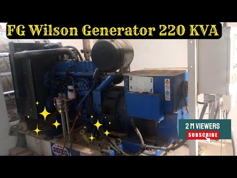 FG Wilson Generator 220 K.v.a Original Sound Amazing Review