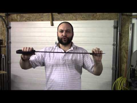 Cold Steel Cutlass Machete - 97DRMS - Review and fun!