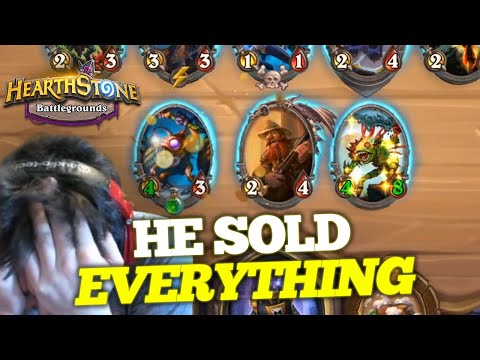 HE SOLD EVERYTHING - Sell Everything for Murlocs by Frozen | Firebat Hearthstone Battlegrounds