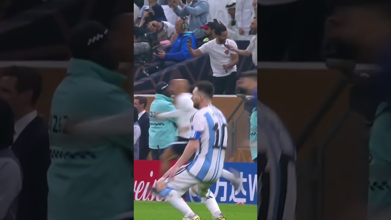 Lionel Messi Reaction to Kylian Mbappé Goal 2-2 World Cup Argentina vs France #shorts