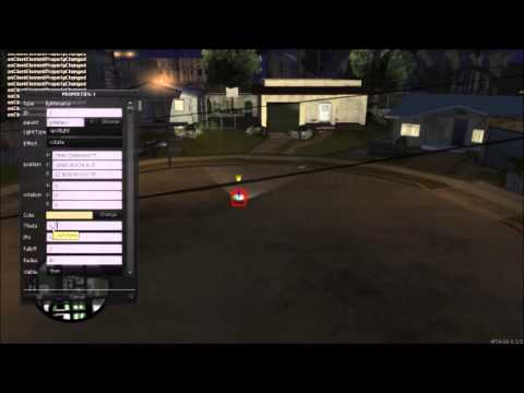 MULTI THEFT AUTO [GTA San Andreas] Spotlight editor test